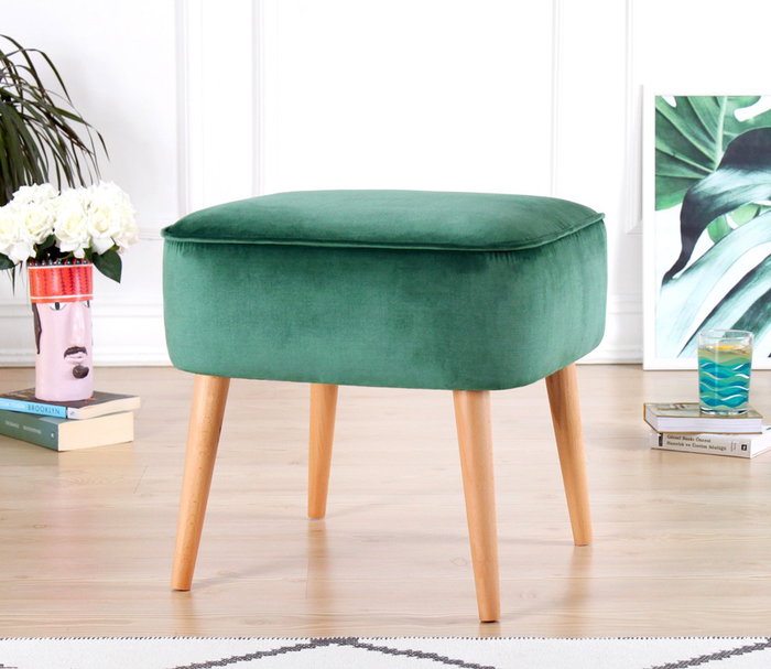 Atelier Del Sofa Moouv 7086 Puf de Terciopelo Verde Atelier Del Sofa Moouv 7086 Puf de Terciopelo Verde
